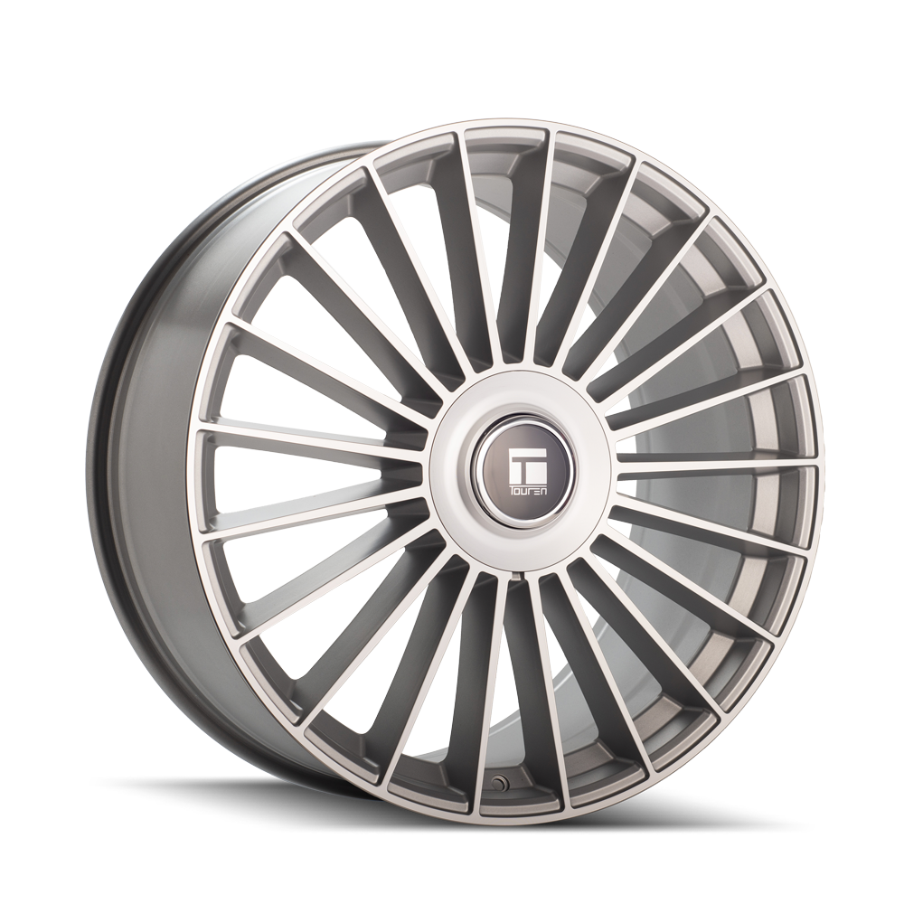 TOUREN TR10 - 22x9 35mm 5x112, 5x120 SATIN SILVER MACHINED Wheel | 3610-22909S35