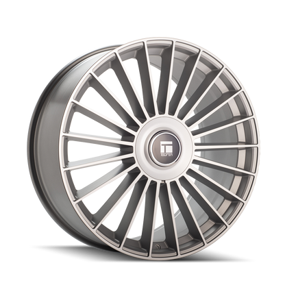 TOUREN TR10 - 22x9 35mm 5x112, 5x120 SATIN SILVER MACHINED Wheel | 3610-22909S35