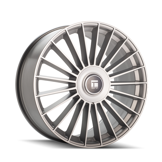 TOUREN TR10 - 24x10 35mm 5x114.3, 5x127 SATIN SILVER MACHINED Wheel | 3610-24156S35