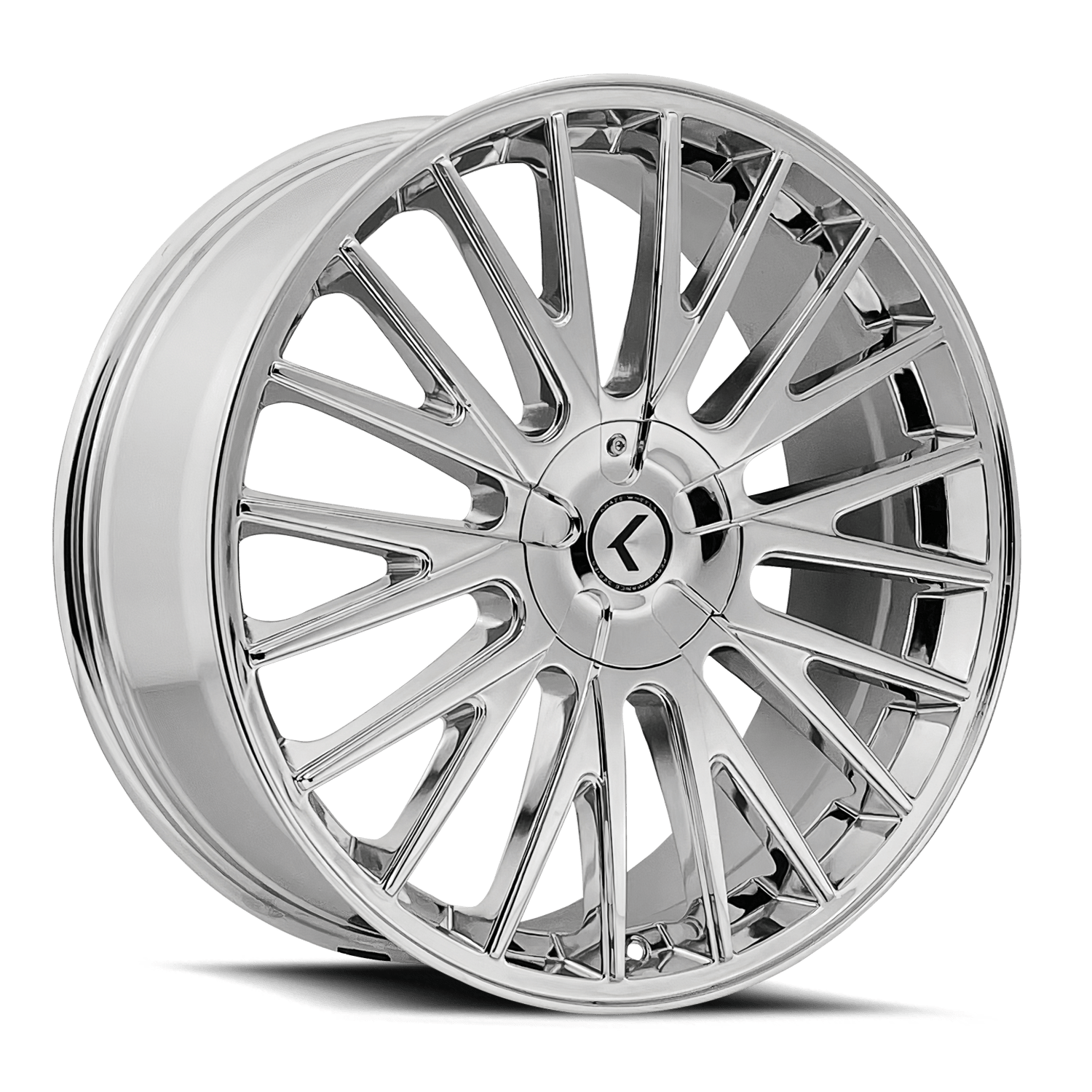 Kraze KR185 Double Down - 20x8 38mm 5x114.3 Chrome Wheel | KR185-2814C38