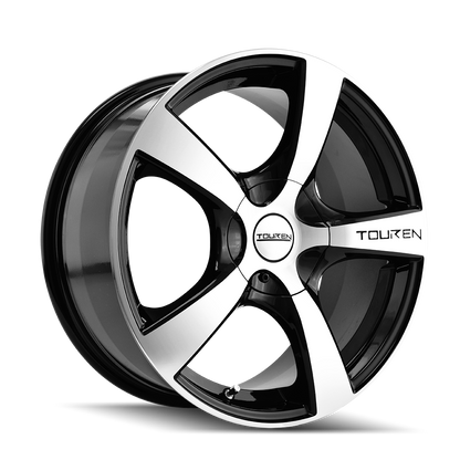 TOUREN TR90 - 16x7 42mm 5x105, 5x108 GLOSS BLACK MACHINED Wheel | 3190-6728M