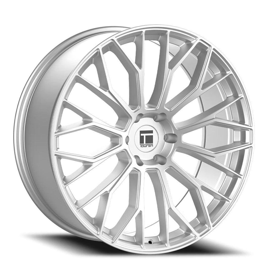 TOUREN TR08 - 24x10 30mm 6x135 GLOSS SILVER Wheel | 3208-24136GS30