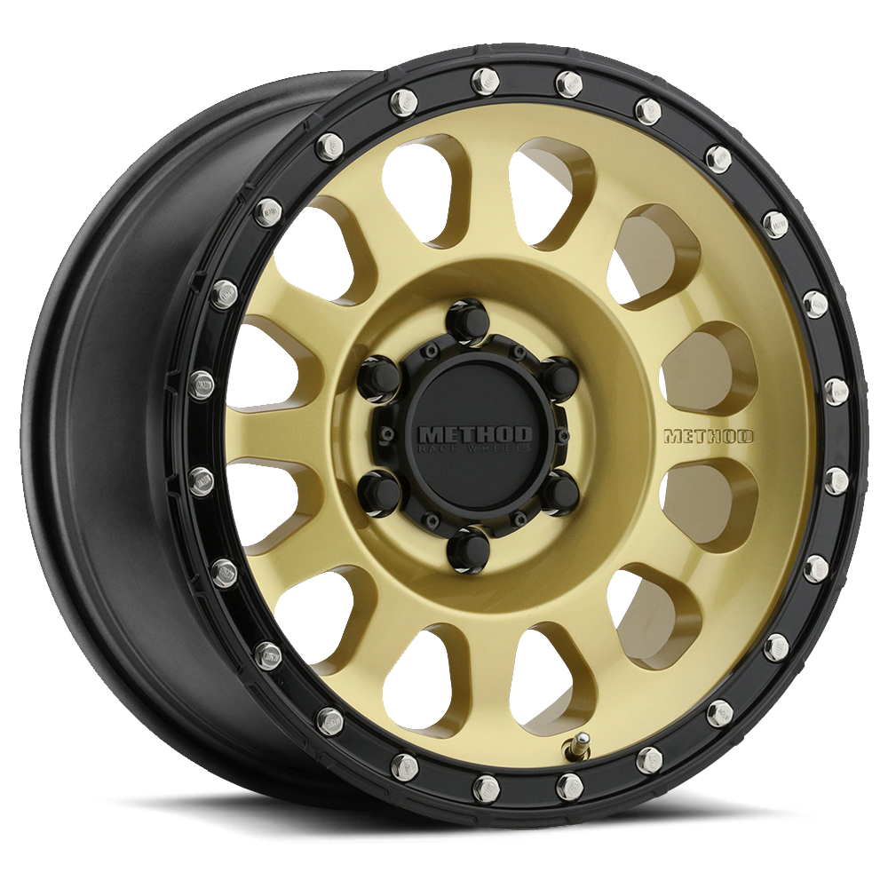 Method 315 17x8.5 6x135 0mm Gold - Black Lip MR31578516100