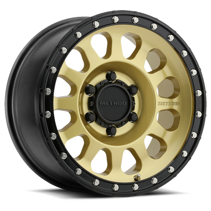 Method 315 17x8.5 6x135 0mm Gold - Black Lip MR31578516100