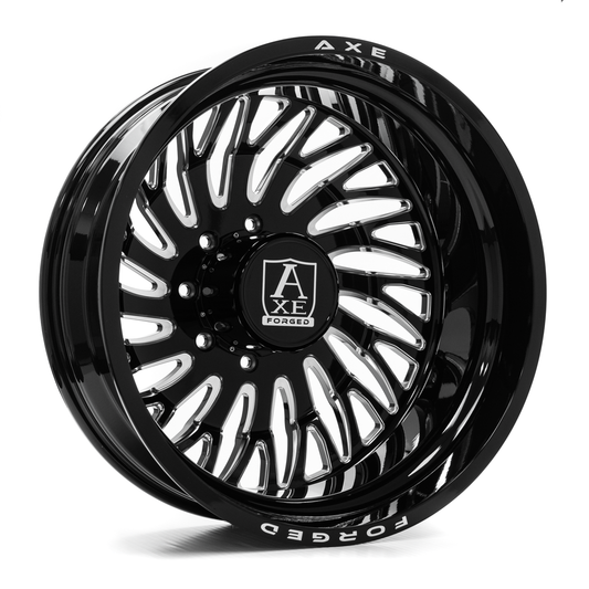 AXE AF10 DUALLY 26x8.25 -146 8x210 GLOSS BLACK MILLED