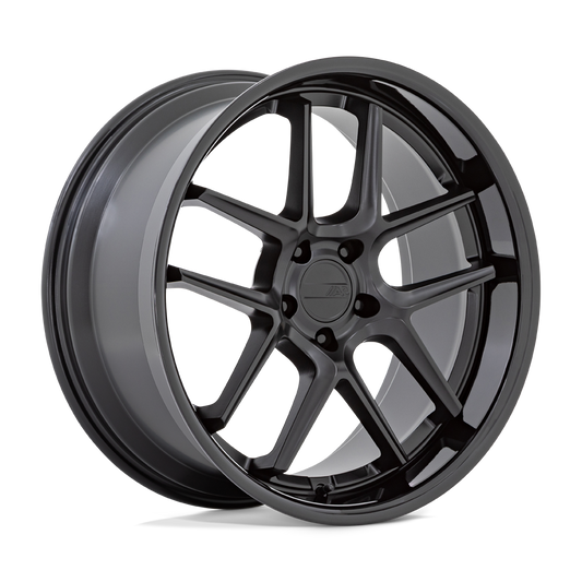 American Racing AR942 BISHOP - 20x11 -6mm 5x115 MATTE BLACK W/ GLOSS BLACK LIP Wheel | AR942MB20111506N