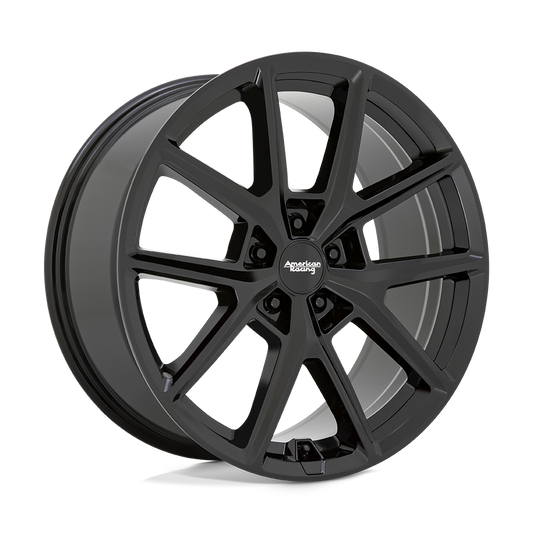 American Racing AR943 - 17x8 35mm 5x108 GLOSS BLACK Wheel | AR943BX17803035