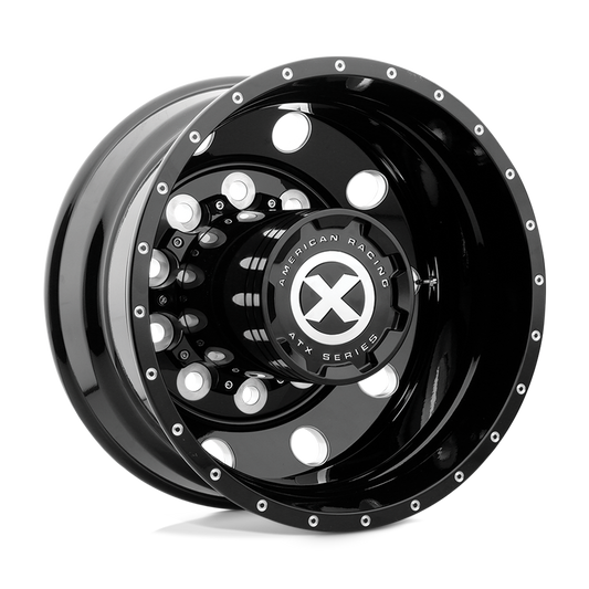 Atx AO405 TREX - 22.5x9 10x285.75 GLOSS BLACK MILLED Wheel | AO40522910302