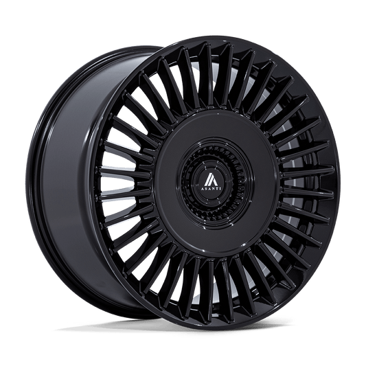 Asanti Black AB040 TIARA - 20x9 35mm 5x108 GLOSS BLACK Wheel | AB040BX20904535