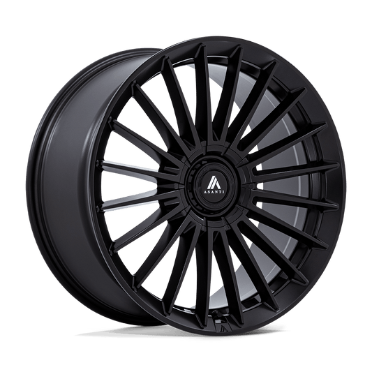 Asanti Black AB048 VICEROY - 20x9 15mm Blank MATTE BLACK Wheel | AB048MX20900M15