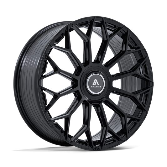 Asanti Black AB051 ENVOY - 22x10 20mm 6x139.7 Gloss Black Wheel | AB051BX22106120