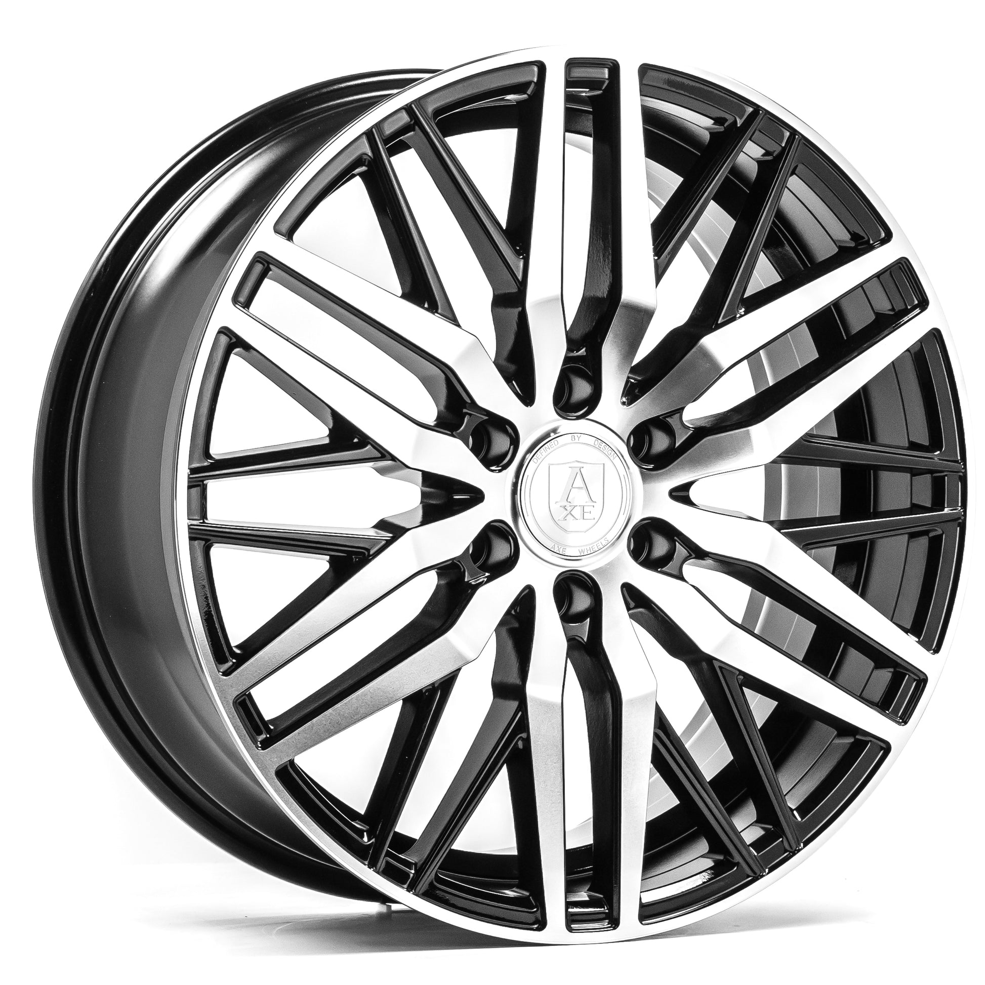AXE EX30 Sprinter 18x8.5 45 6x130 BLACK AND POLISHED FACE