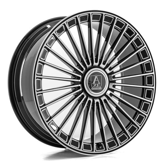 AXE FF4-Forged 24x10 30 5x114.3 BLACK AND POLISHED FACE