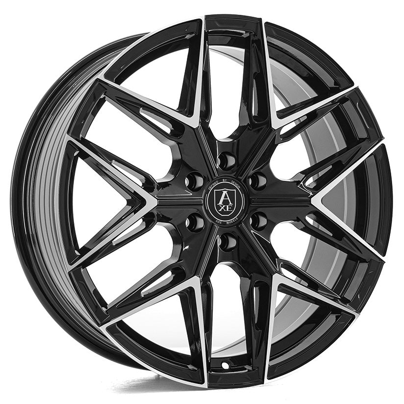AXE HYPE 20x8.5 45 6x130 GLOSS BLACK MILLED