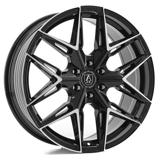 AXE HYPE 20x8.5 45 6x130 GLOSS BLACK MILLED