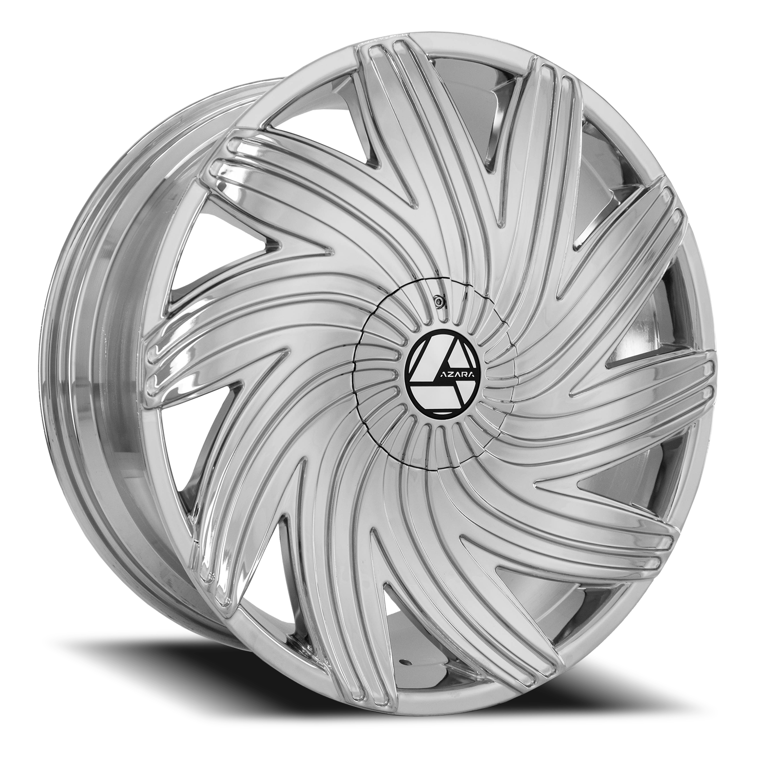 AZARA AZA-502 22X9.5 15 5X115/5X120 NANO CHROME