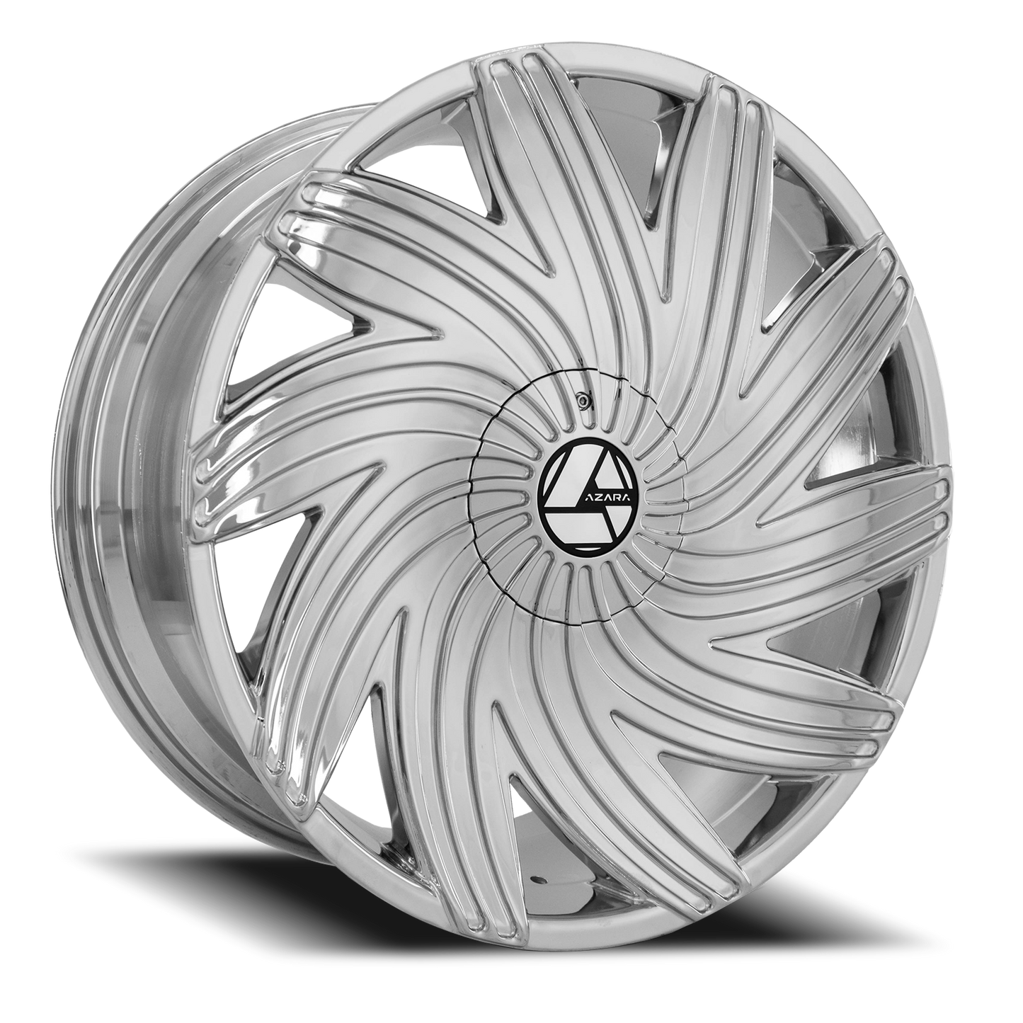 AZARA AZA-502 22X9.5 15 5X115/5X120 NANO CHROME