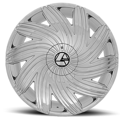 AZARA AZA-502 22X9.5 15 5X115/5X120 NANO CHROME