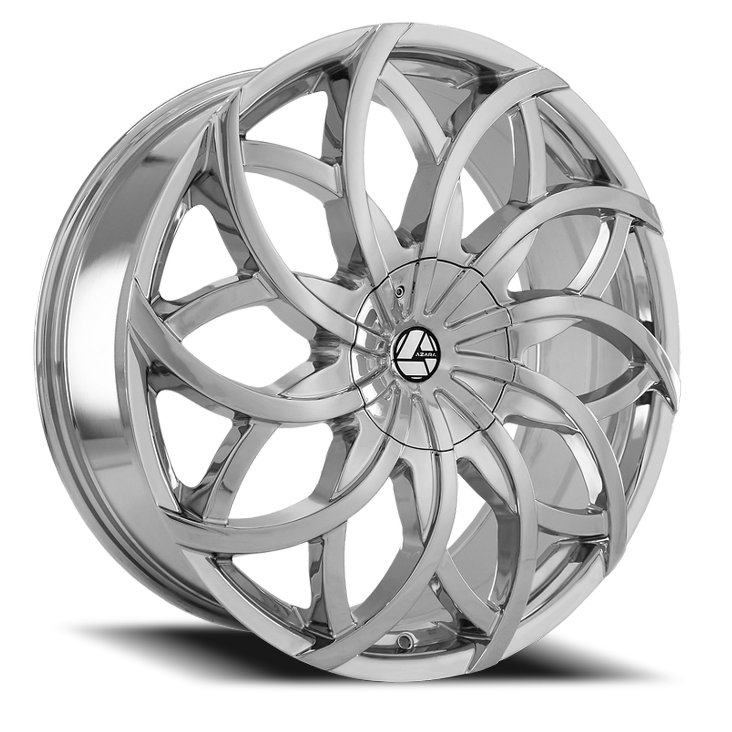 AZARA AZA-504 22X8.5 38 5X110/5X120 NANO CHROME