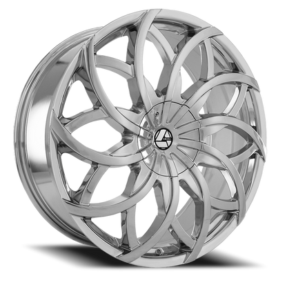 AZARA AZA-504 22X8.5 38 5X110/5X120 NANO CHROME