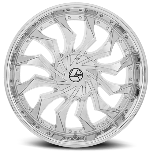 AZARA AZA-515 22X9.5 25 6X135/6X139.7 CHROME