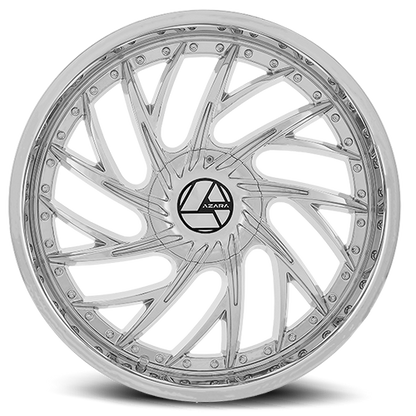 AZARA AZA-516 22X9.5 15 5X115/5X120 NANO CHROME