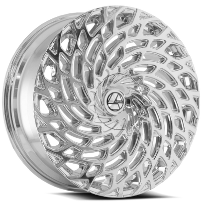 AZARA AZA-523 22X9.5 15 5X115/5X120 NANO CHROME