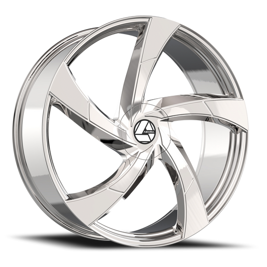 AZARA AZA-524 24X9 15 5X115/5X120 NANO CHROME