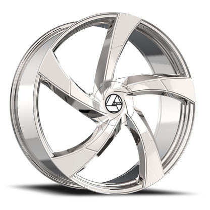AZARA AZA-524 22X9.5 15 5X115/5X120 NANO CHROME