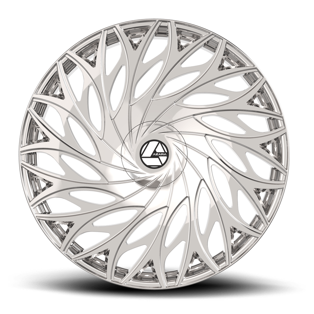 AZARA AZA-525 28X9.5 15 BLANK CHROME