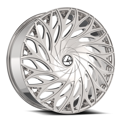 AZARA AZA-525 28X9.5 15 BLANK CHROME