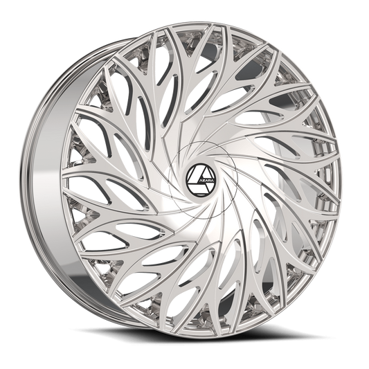 AZARA AZA-525 28X9.5 15 BLANK CHROME