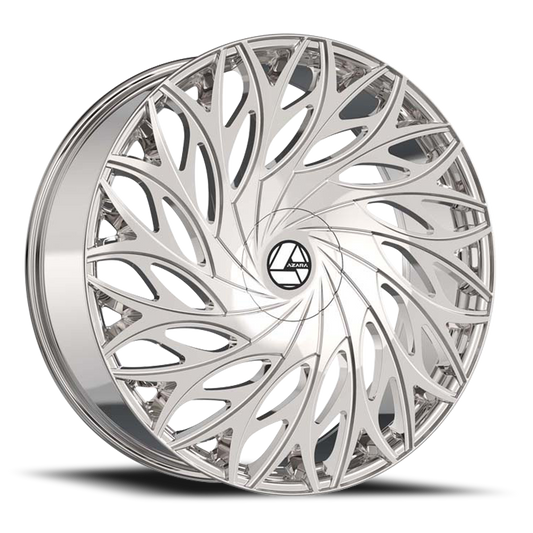 AZARA AZA-525 18X8 35 5X100/5X114.3 NANO CHROME