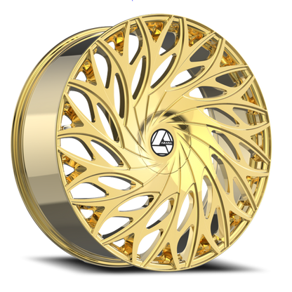 AZARA AZA-525 28X9.5 22 6X135/6X139.7 GOLD PLATED