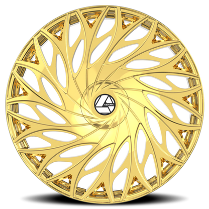 AZARA AZA-525 22X9.5 15 5X115/5X120 NANO GOLD