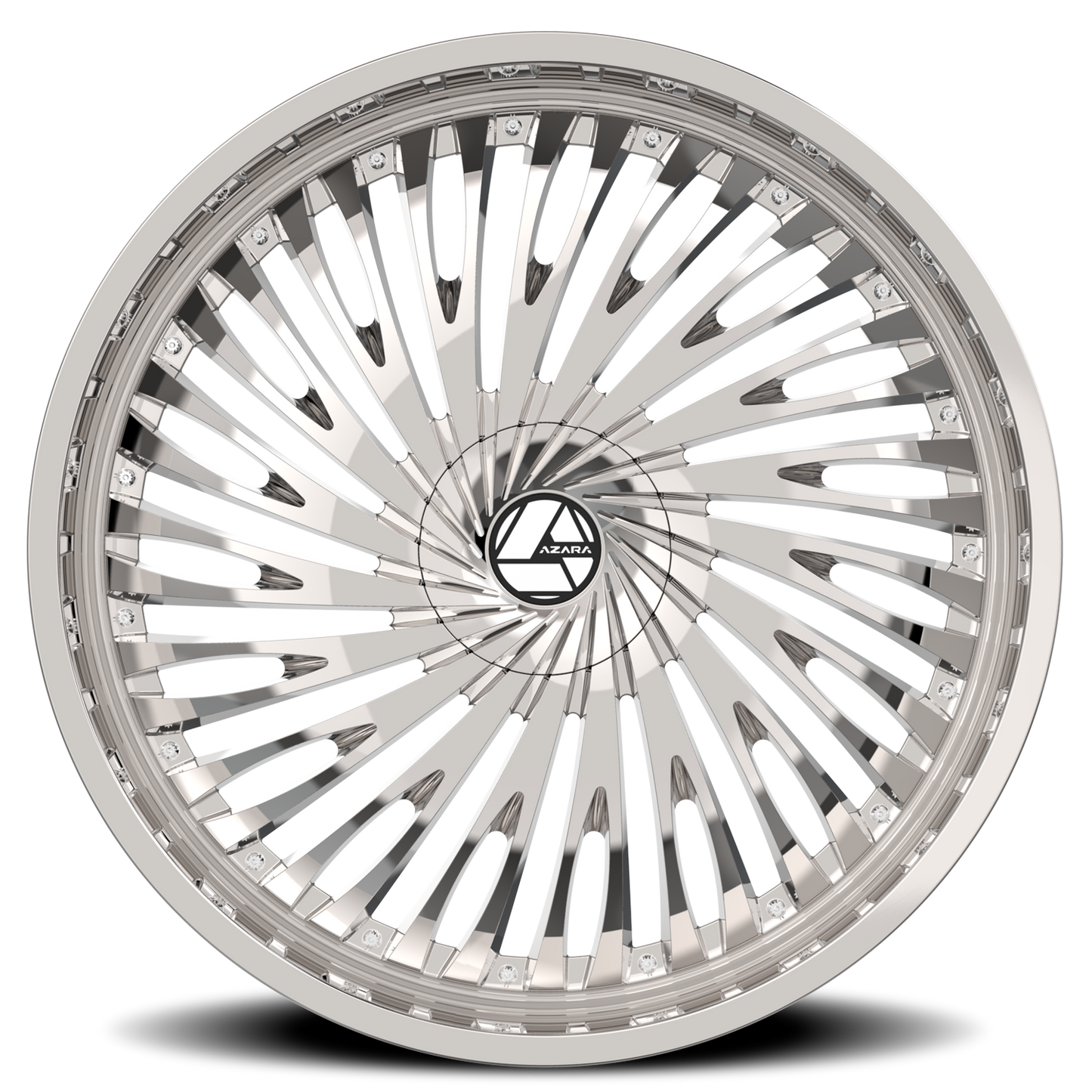 AZARA AZA-526 24X9 15 5X115/5X120 NANO CHROME