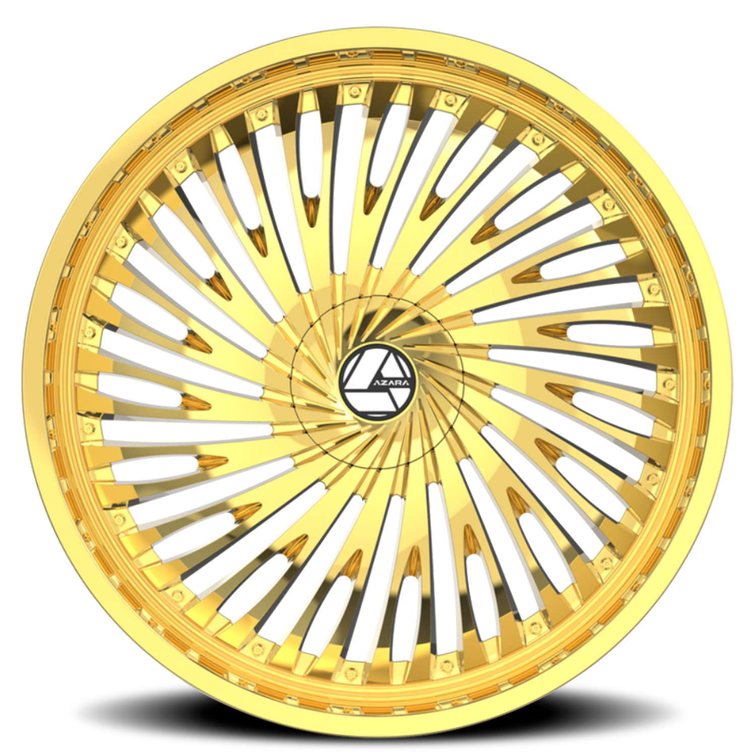 AZARA AZA-526 22X9.5 15 5X115/5X120 NANO GOLD