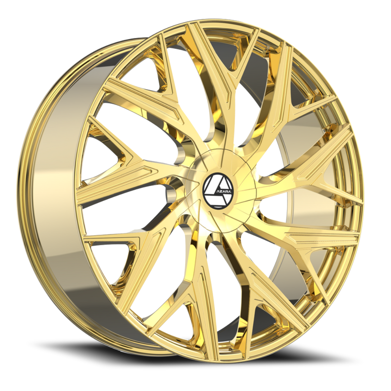AZARA AZA-527 22X9.5 15 5X115/5X120 NANO GOLD