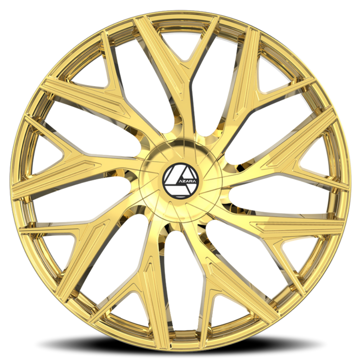 AZARA AZA-527 22X9.5 15 5X115/5X120 NANO GOLD