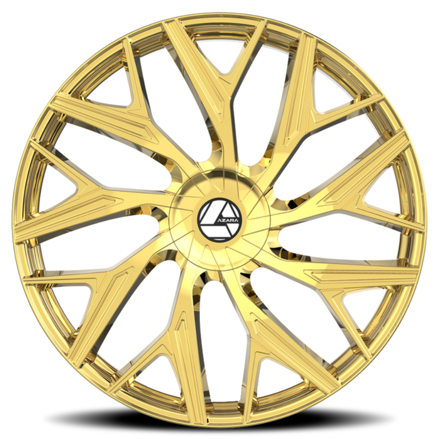 AZARA AZA-527 22X9.5 15 5X115/5X120 NANO GOLD