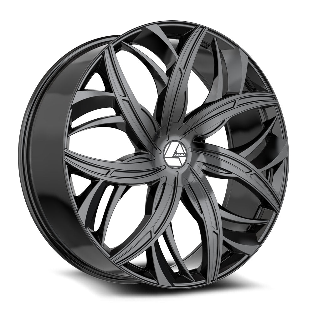 AZARA AZA-541 22X9.5 15 BLANK GLOSS BLACK