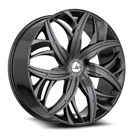 AZARA AZA-541 22X9.5 22 6X135/6X139.7 GLOSS BLACK
