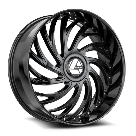 AZARA AZX-101 20X8.5 35 5X108/5X114.3 GLOSS BLACK
