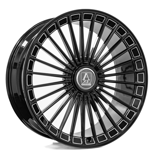AXE FF4-Forged 24x10 30 5x114.3 GLOSS BLACK MILLED