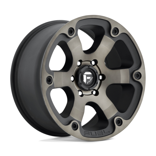 Fuel 1Pc D564 BEAST - 20x9 35mm 5x127 MATTE BLACK DOUBLE DARK TINT Wheel | D56420907563