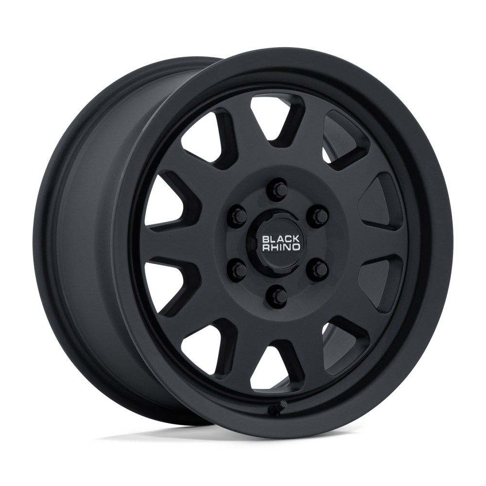 Black Rhino Hard Alloys STADIUM - 16x8 45mm 5x160 MATTE BLACK RF Wheel | 1680SDM455160B65A