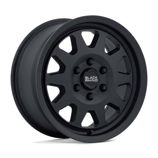 Black Rhino Hard Alloys STADIUM - 16x8 45mm 5x160 MATTE BLACK RF Wheel | 1680SDM455160B65A