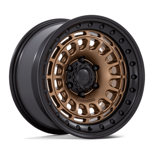 BLACK RHINO HARD ALLOYS BR014 SAHARA 17x9 0 5x127 MATTE BRONZE W GLOSS BLACK LIP