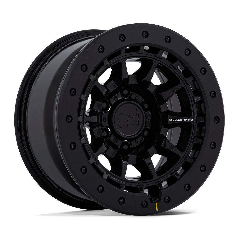 Black Rhino Hard Alloys BR016 TUSK - 17x8.5 0mm 6x139.7 GLOSS BLACK Wheel | BR016BX17856800