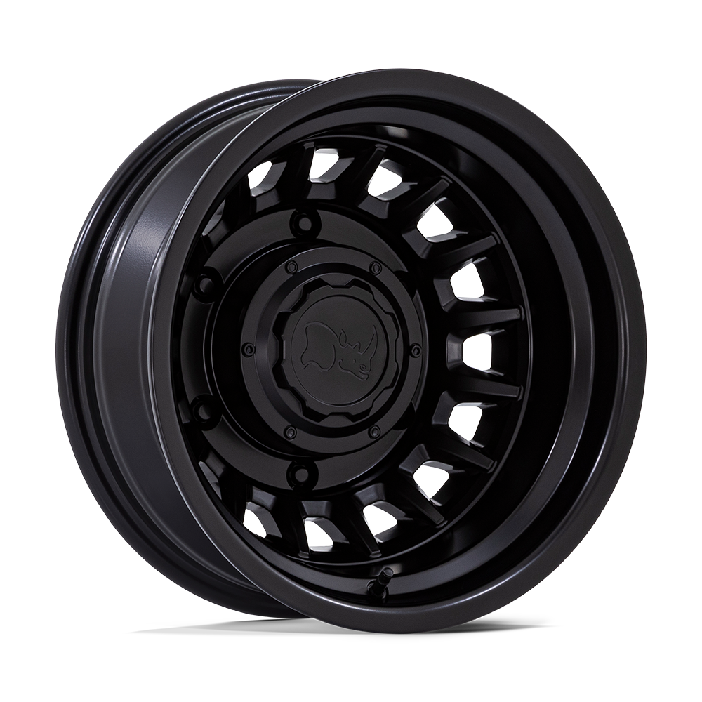 Black Rhino Hard Alloys BR019 ALISO DUALLY - 16x6 -130mm 6x205 MATTE BLACK Wheel | BR019MX16606B130NA